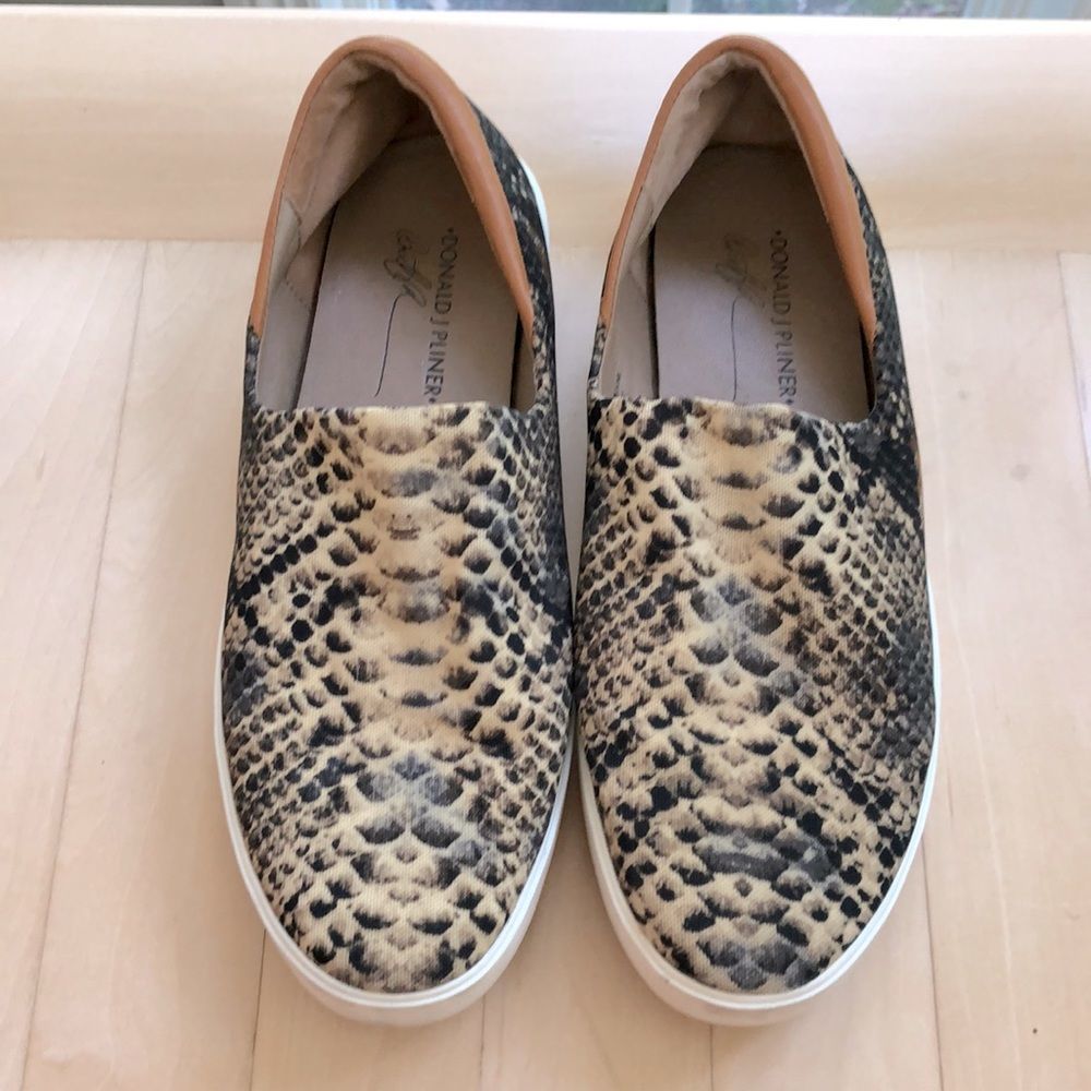 Donald J Pliner Reptile Print Sneakers